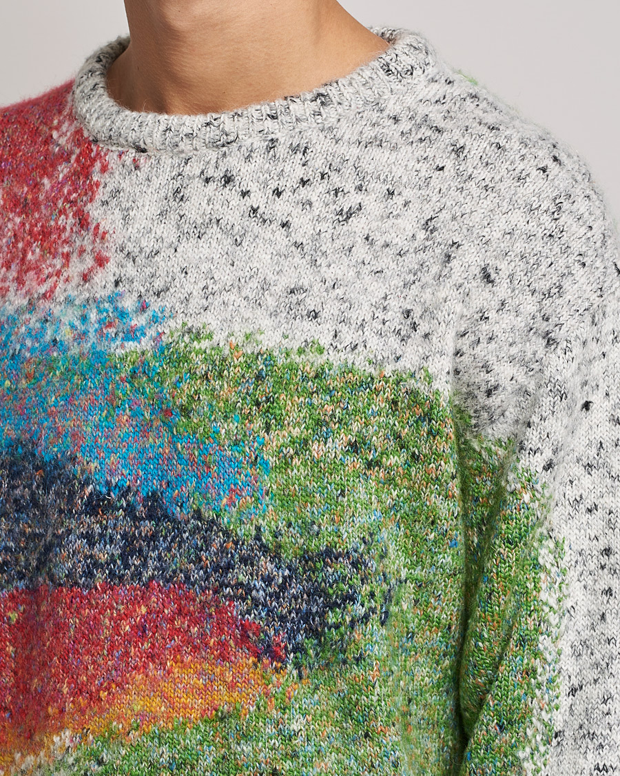 Herre | Trøjer | Paul Smith | Cotton Alpaca Knitted Sweater Beige