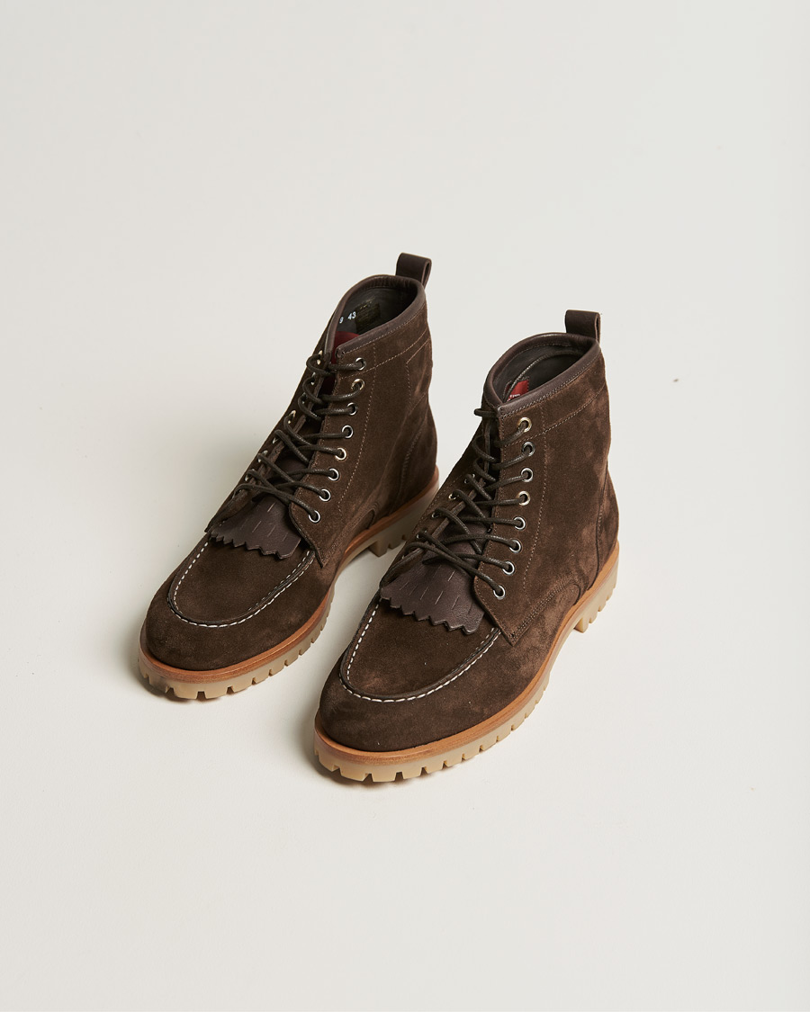 Herre | Sko i ruskind | Paul Smith | Leather Boot Brown