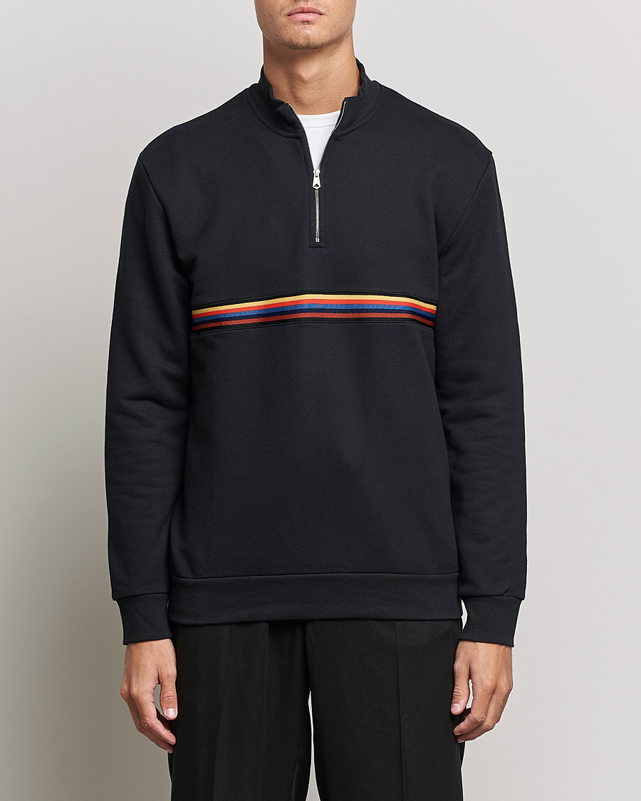 Herre | Trøjer | Paul Smith | Half Zip Sweatshirt Black