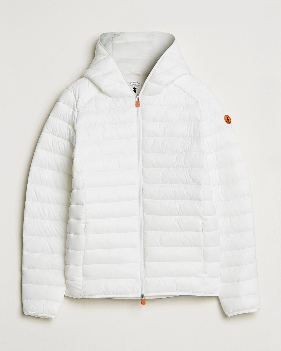 Herre | Jakker | Save The Duck | Donald Lightweight Padded Hooded Jacket Off White