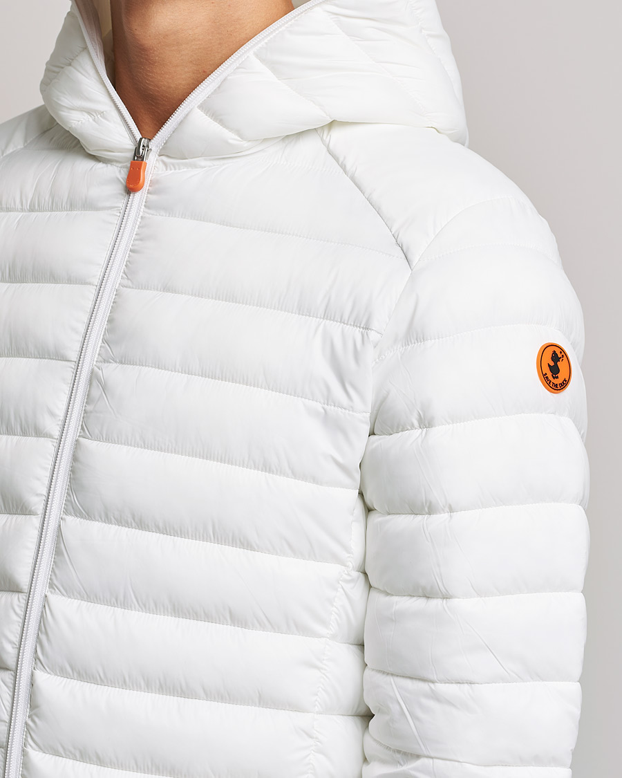 Herre | Jakker | Save The Duck | Donald Lightweight Padded Hooded Jacket Off White