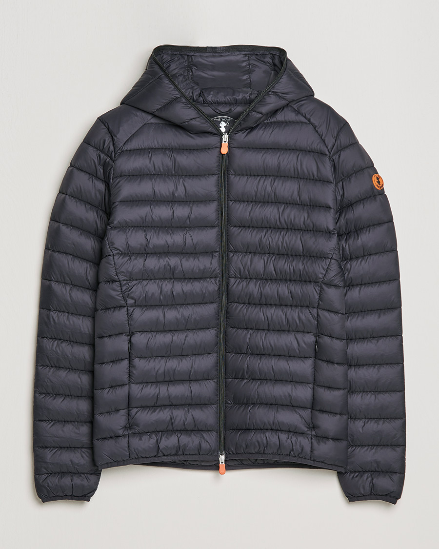 Herre | Jakker | Save The Duck | Donald Lightweight Padded Hooded Jacket Black