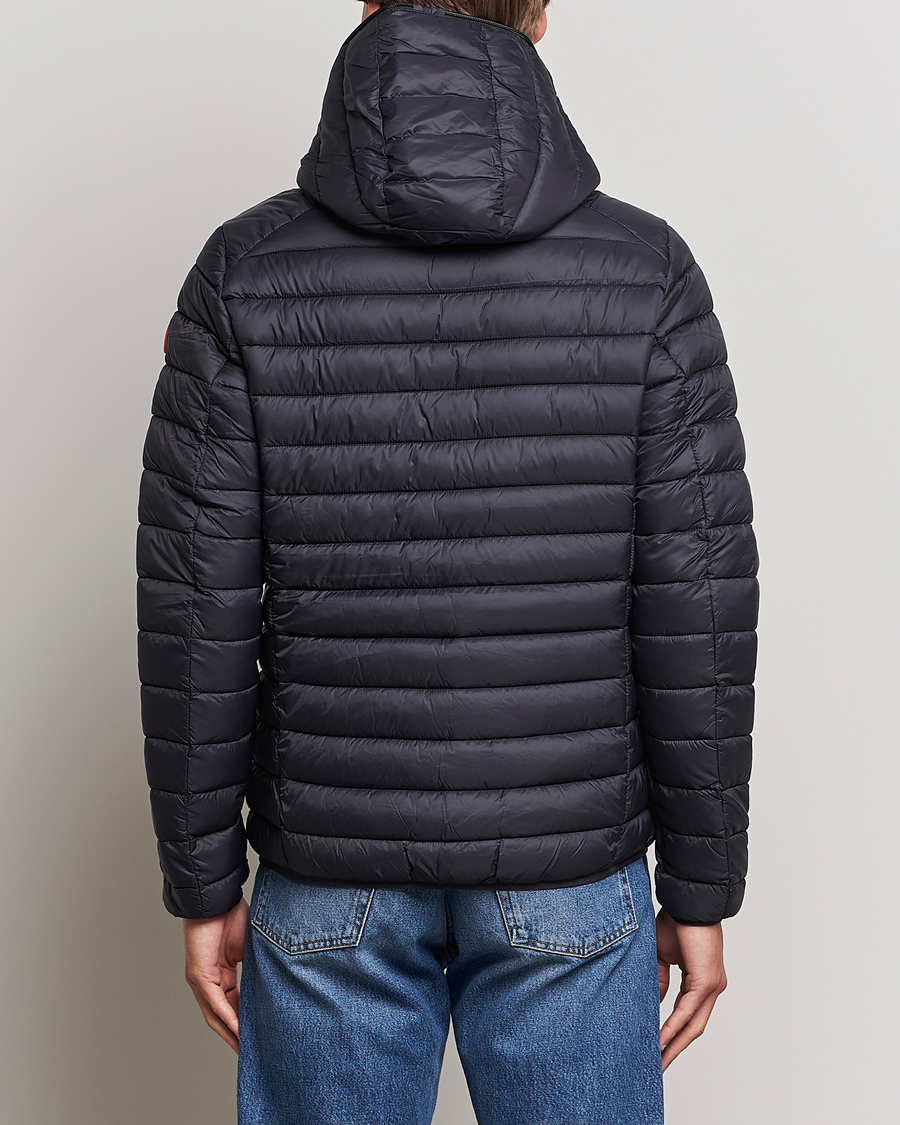 Herre | Jakker | Save The Duck | Donald Lightweight Padded Hooded Jacket Black