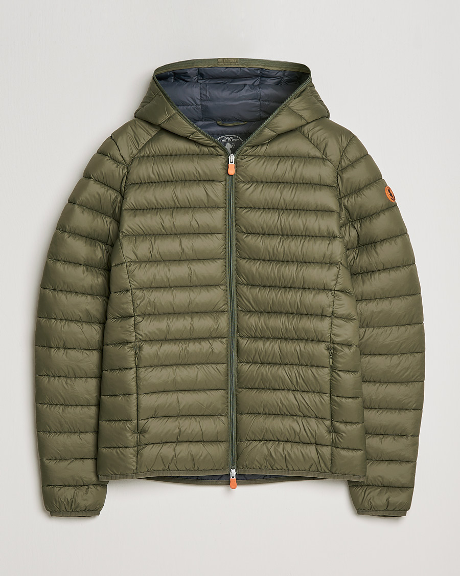 Herre | Jakker | Save The Duck | Donald Lightweight Padded Hooded Jacket Laurel Green