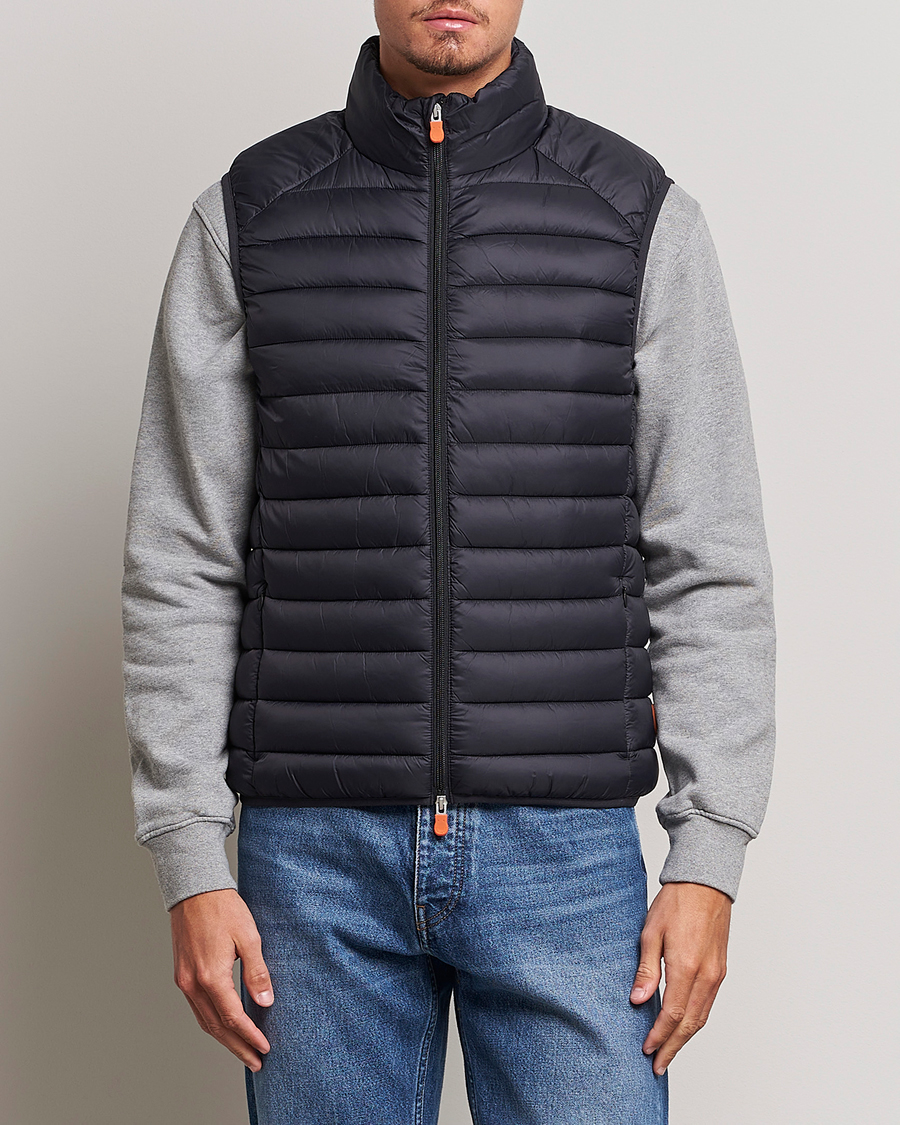 Herre | Dunveste | Save The Duck | Adam Lightweight Padded Vest Black