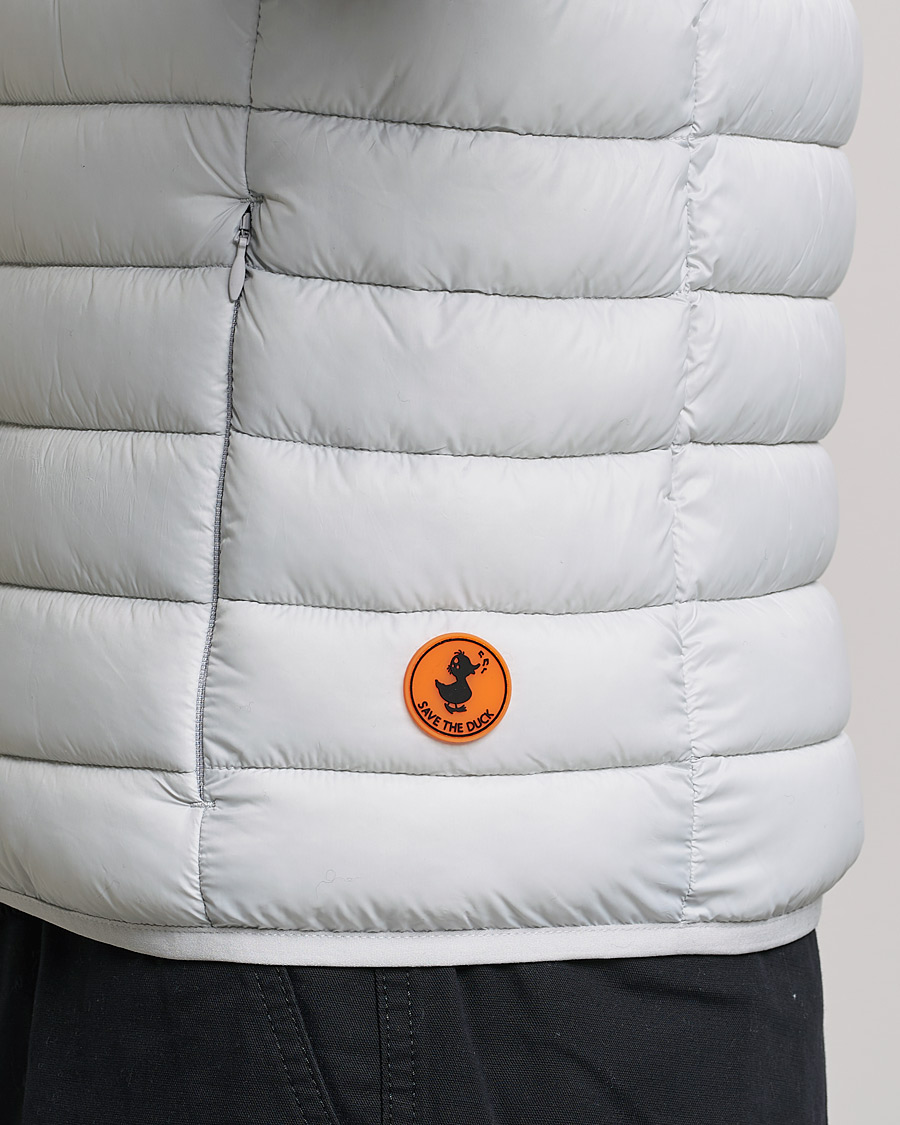 Herre | Jakker | Save The Duck | Adam Lightweight Padded Vest Frozen Grey
