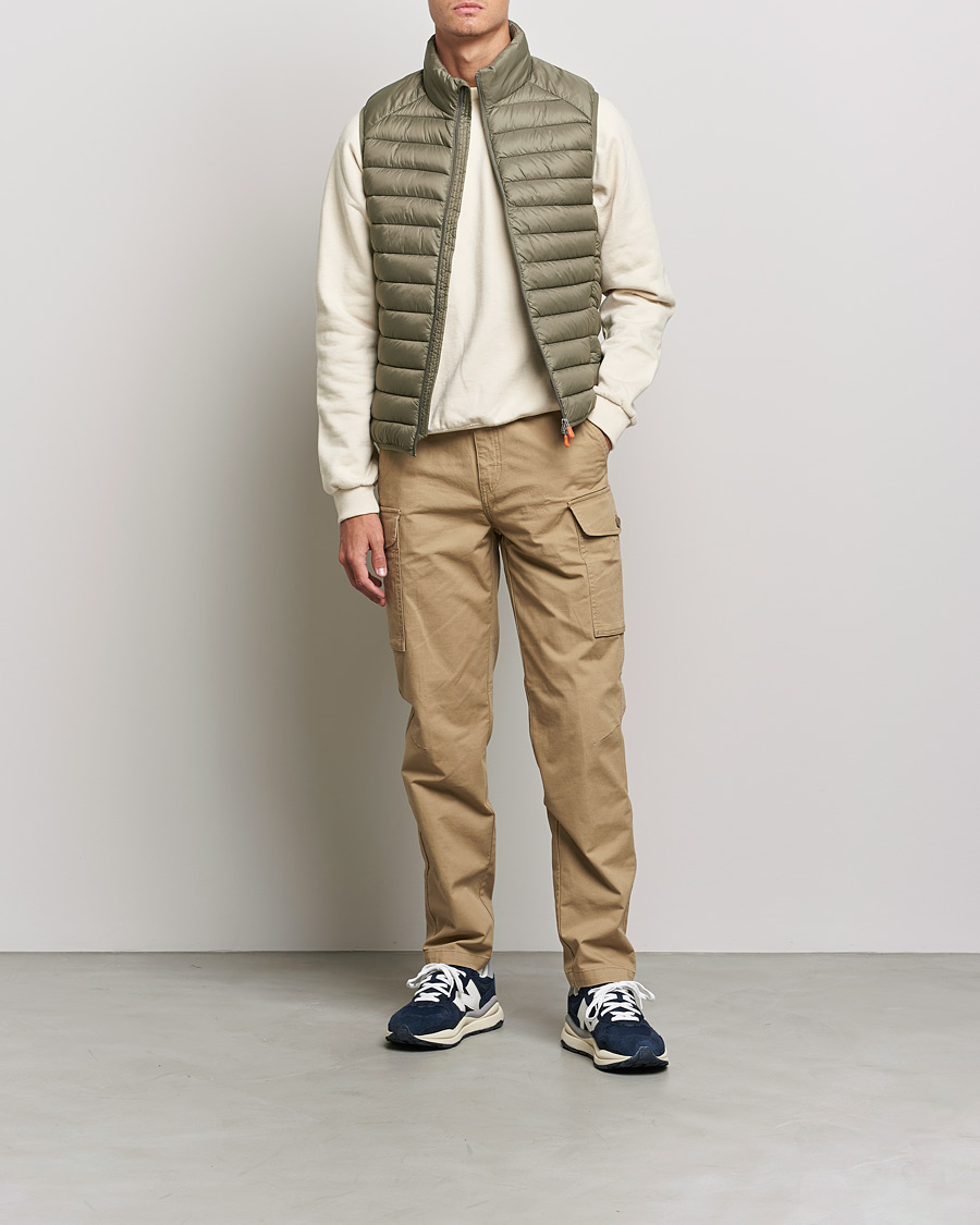 Herre | Jakker | Save The Duck | Adam Lightweight Padded Vest Mud Grey