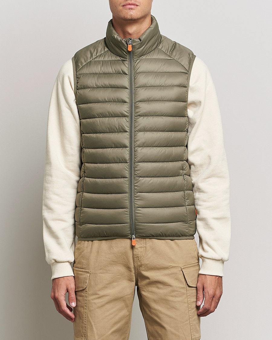 Herre | Jakker | Save The Duck | Adam Lightweight Padded Vest Mud Grey