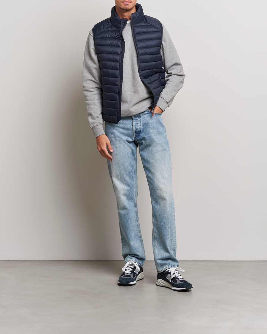 Herre | Veste | Save The Duck | Adam Lightweight Padded Vest Blue Black