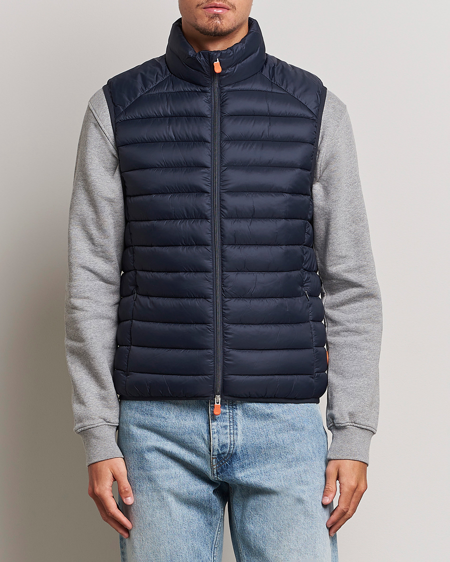 Herre | Dunveste | Save The Duck | Adam Lightweight Padded Vest Blue Black