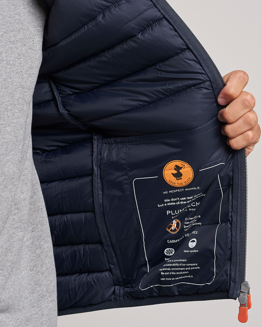 Herre | Veste | Save The Duck | Adam Lightweight Padded Vest Blue Black