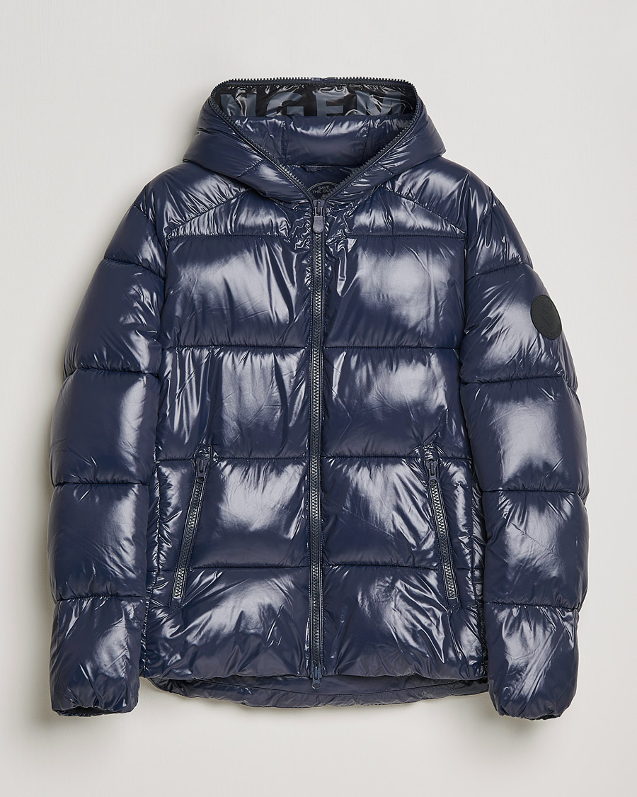 Herre | Jakker | Save The Duck | Edgard Padded Puffer Blue Black