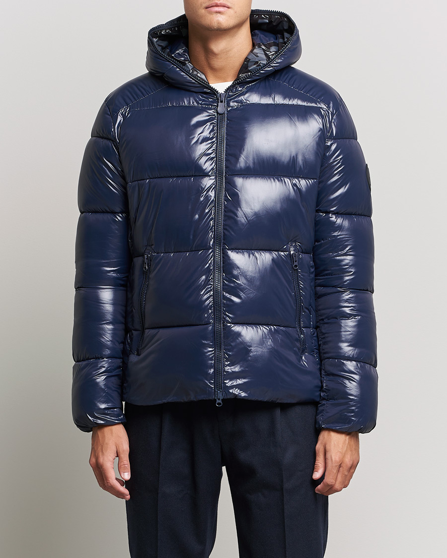 Herre | Jakker | Save The Duck | Edgard Padded Puffer Blue Black