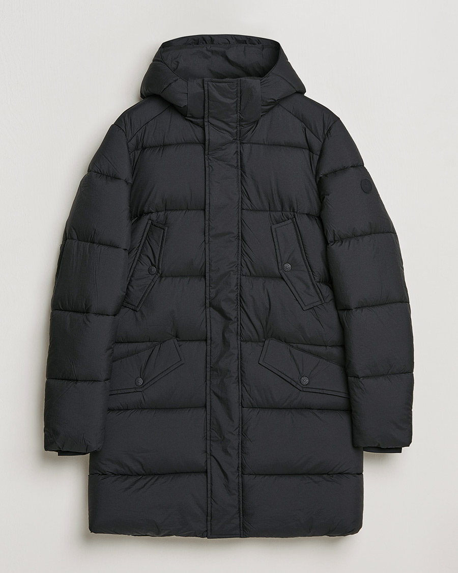 Herre | Jakker | Save The Duck | Jeremy Crinkle Nylon Parka Black