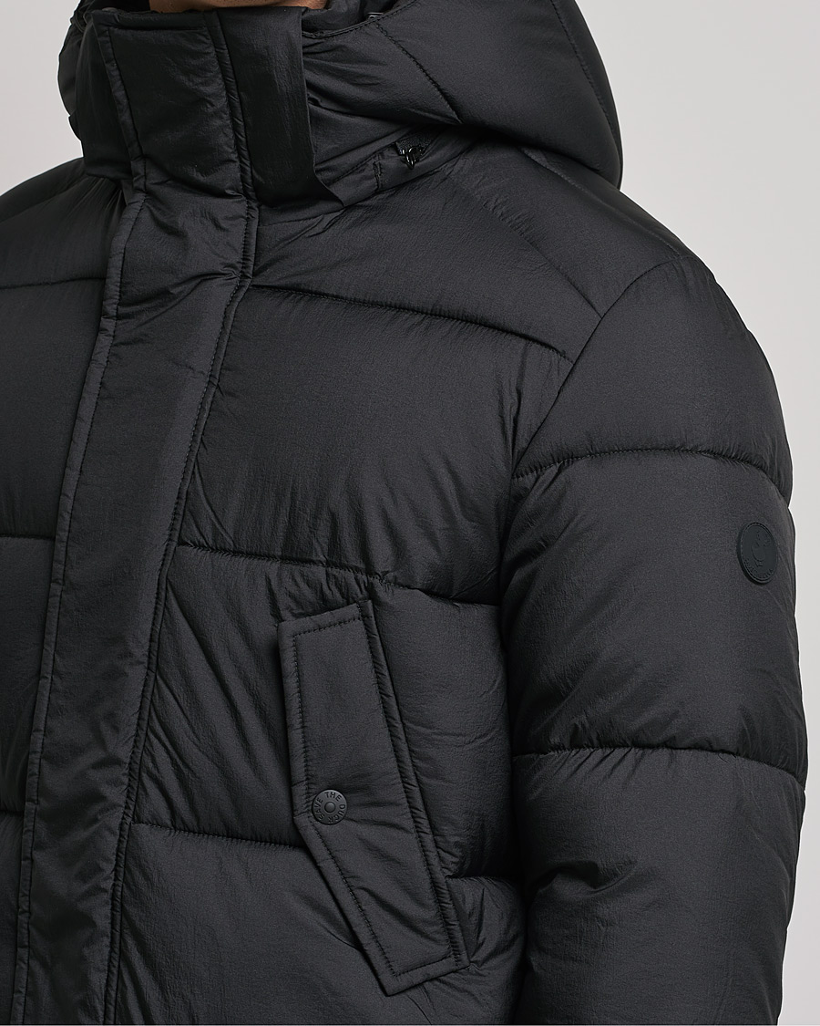 Herre | Jakker | Save The Duck | Jeremy Crinkle Nylon Parka Black