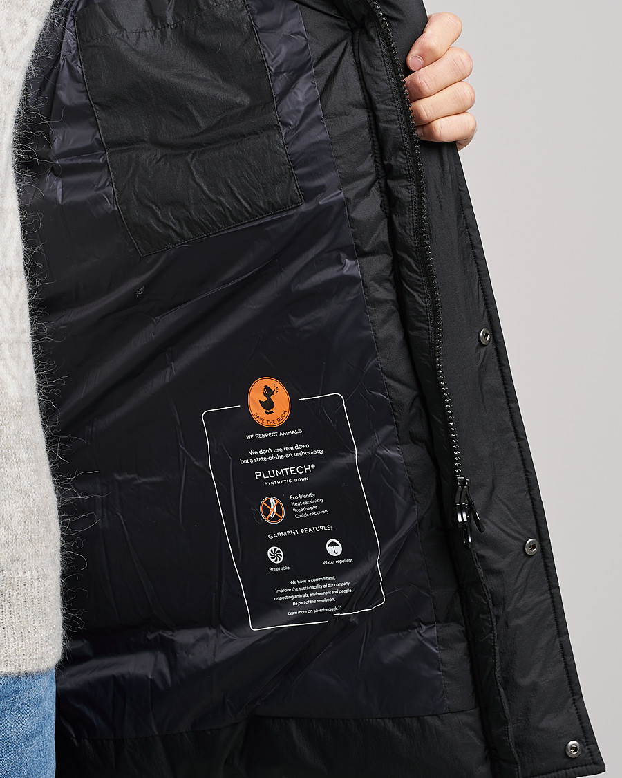 Herre | Jakker | Save The Duck | Jeremy Crinkle Nylon Parka Black