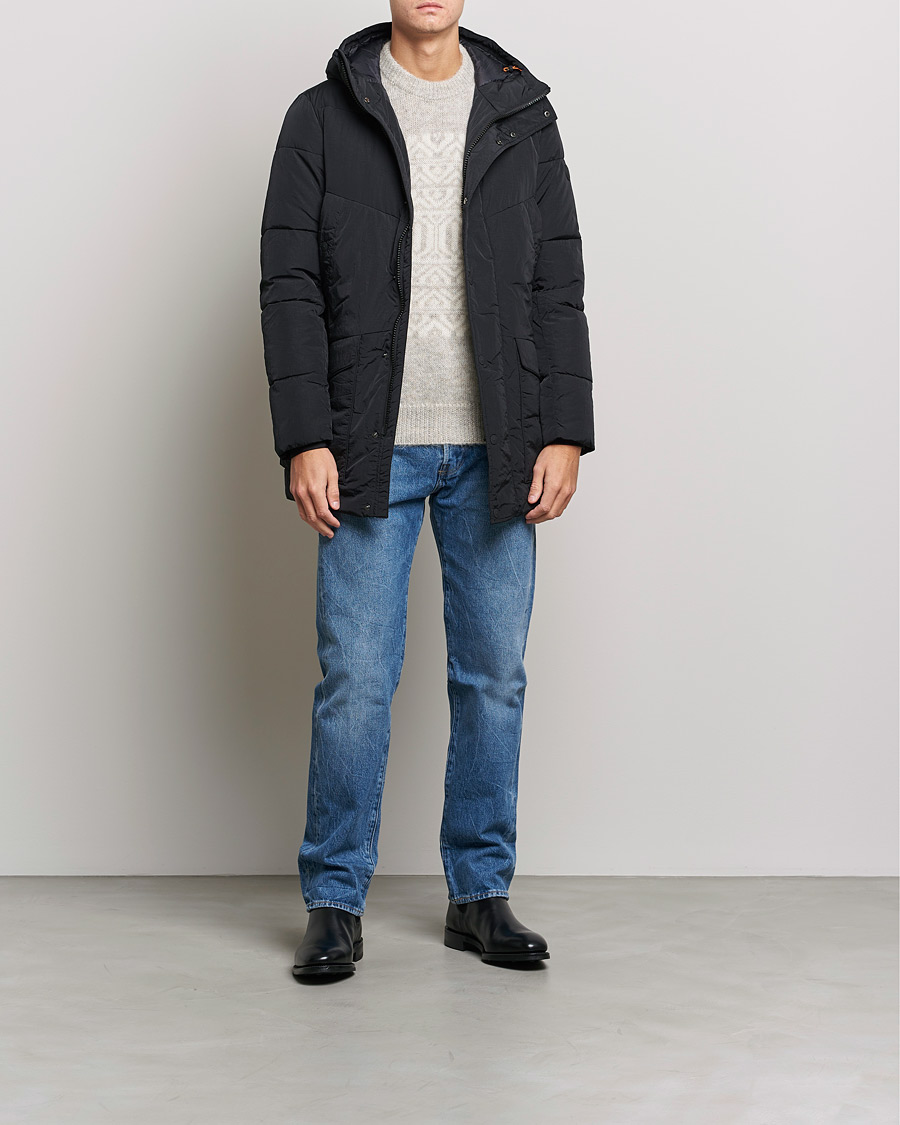 Herre | Jakker | Save The Duck | Elvis Crinkle Nylon Parka Black