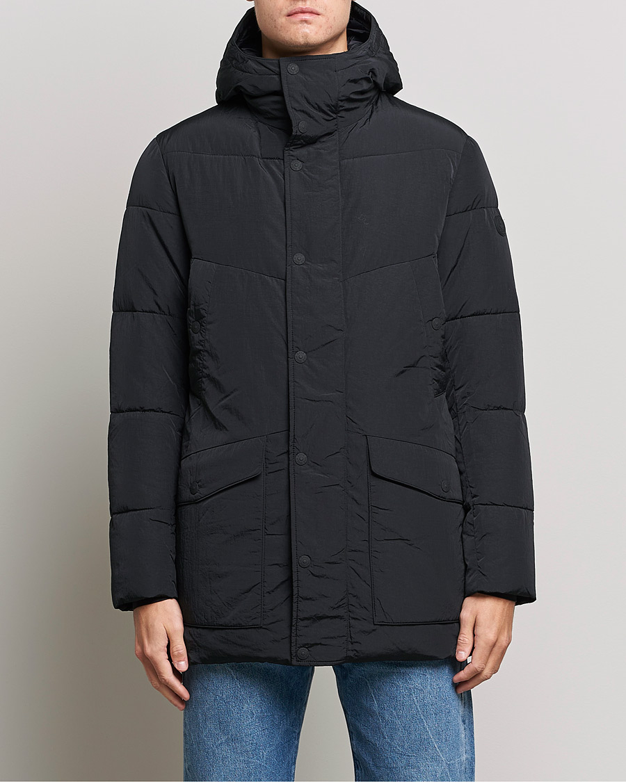 Herre | Jakker | Save The Duck | Elvis Crinkle Nylon Parka Black