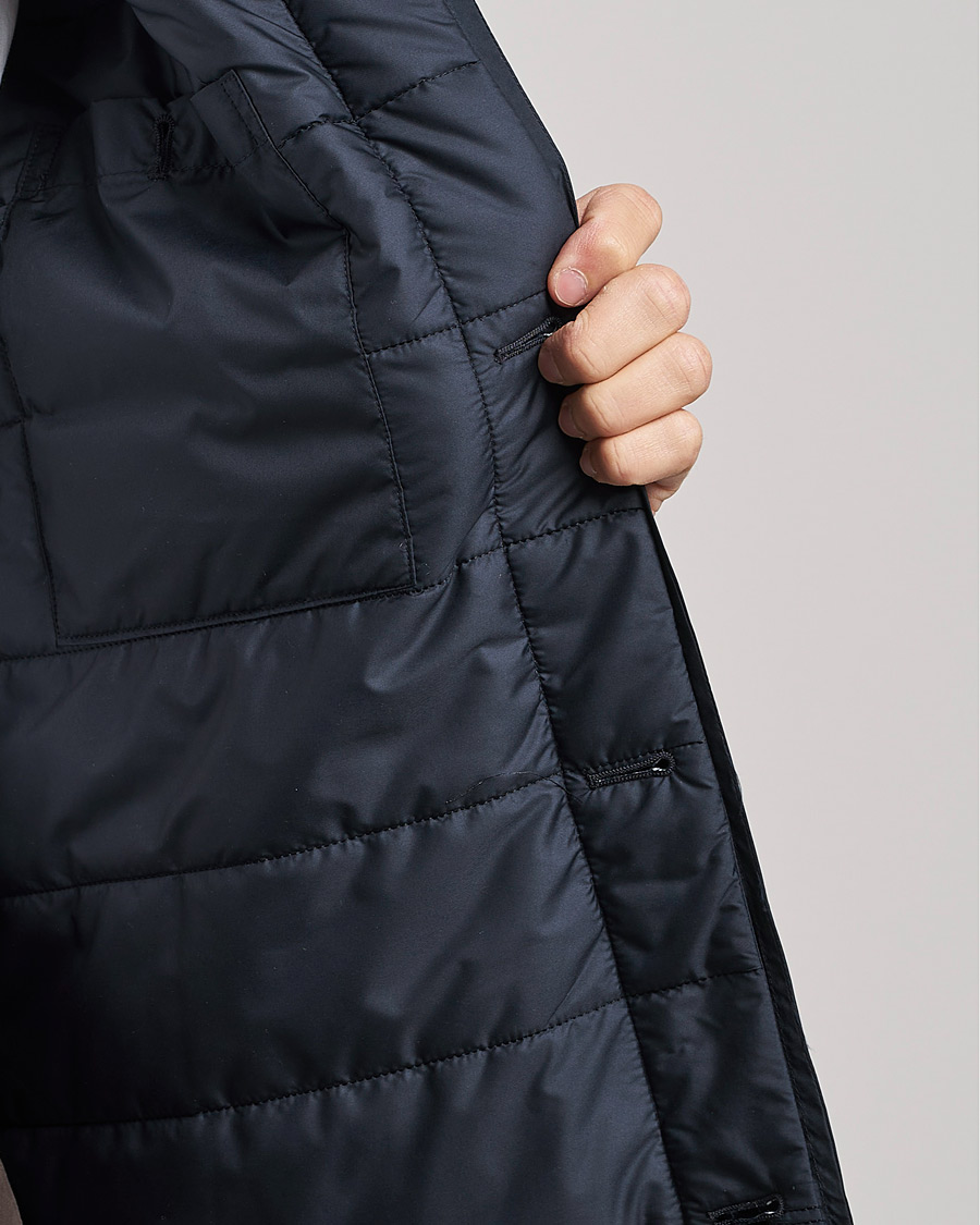 Herre | Jakker | Sunspel | Recycled Polyester Padded Coat Navy