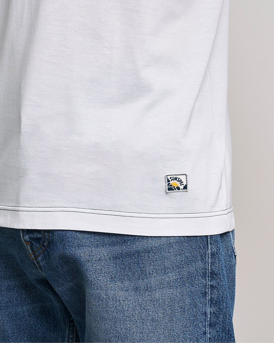 Herre | T-Shirts | Sunspel | Paul Weller Supima Cotton T-Shirt White
