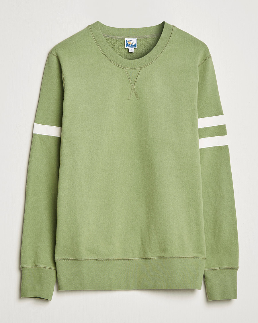 Herre | Trøjer | Sunspel | Paul Weller Loopback Sweatshirt Dark Sage