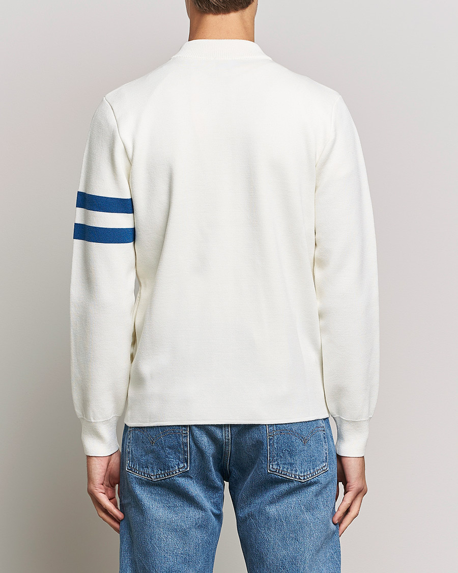 Herre | Trøjer | Sunspel | Paul Weller Extra Fine Merino Zip Cardigan White