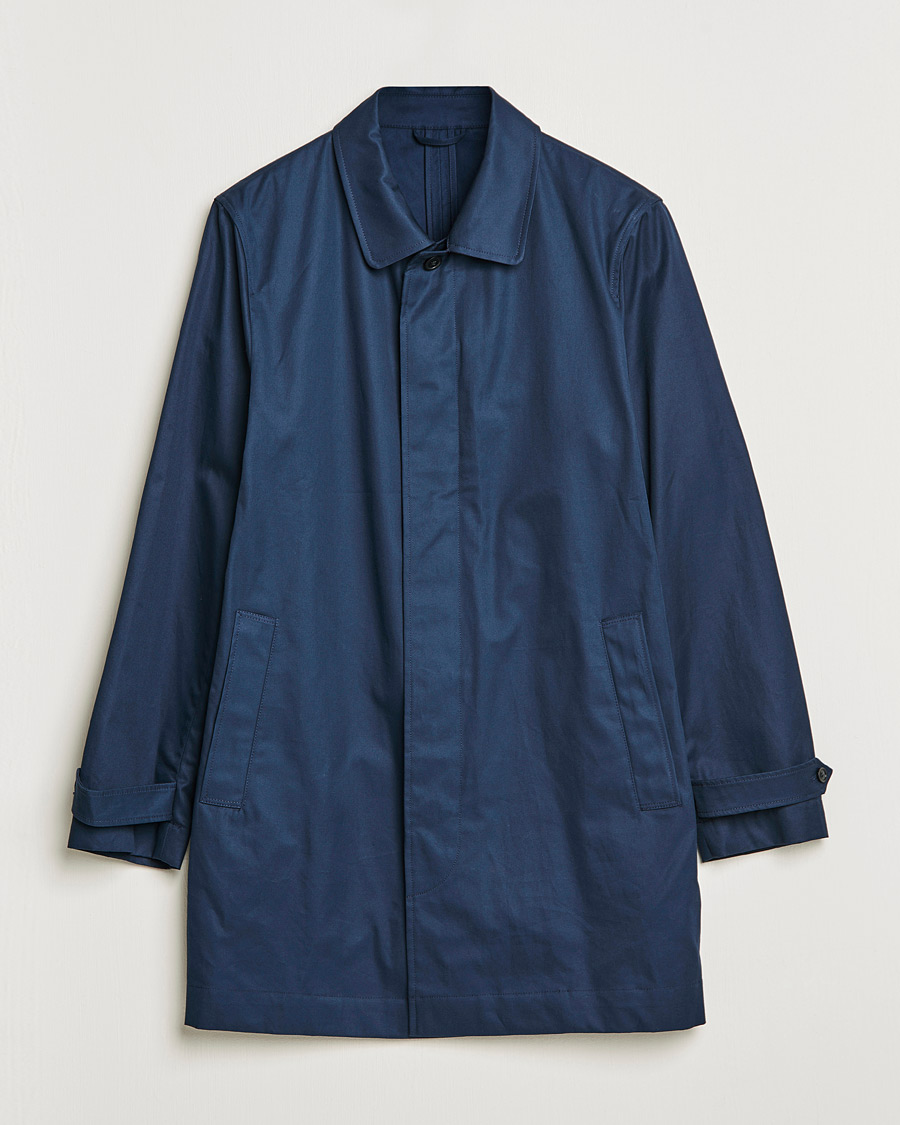 Herre | Jakker | Sunspel | Paul Weller Technical Cotton Mac Night Sky