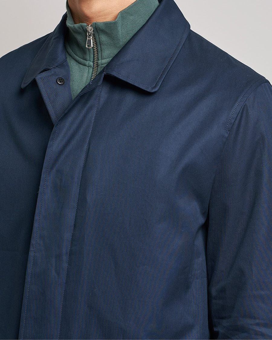 Herre | Jakker | Sunspel | Paul Weller Technical Cotton Mac Night Sky