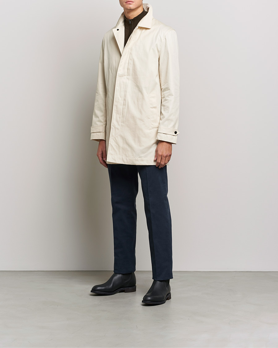 Herre | Jakker | Sunspel | Paul Weller Technical Cotton Mac Stone