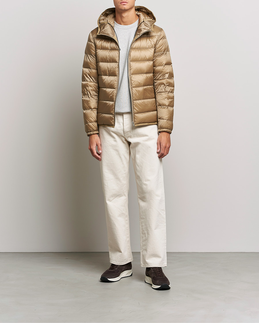 Herre | Jakker | Ten c | Hooded Down Liner Beige