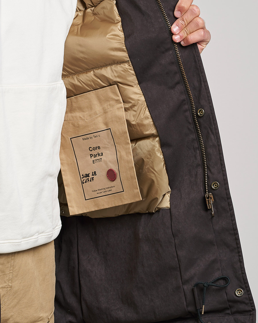 Herre | Jakker | Ten c | OJJ Core Down Parka Dark Brown