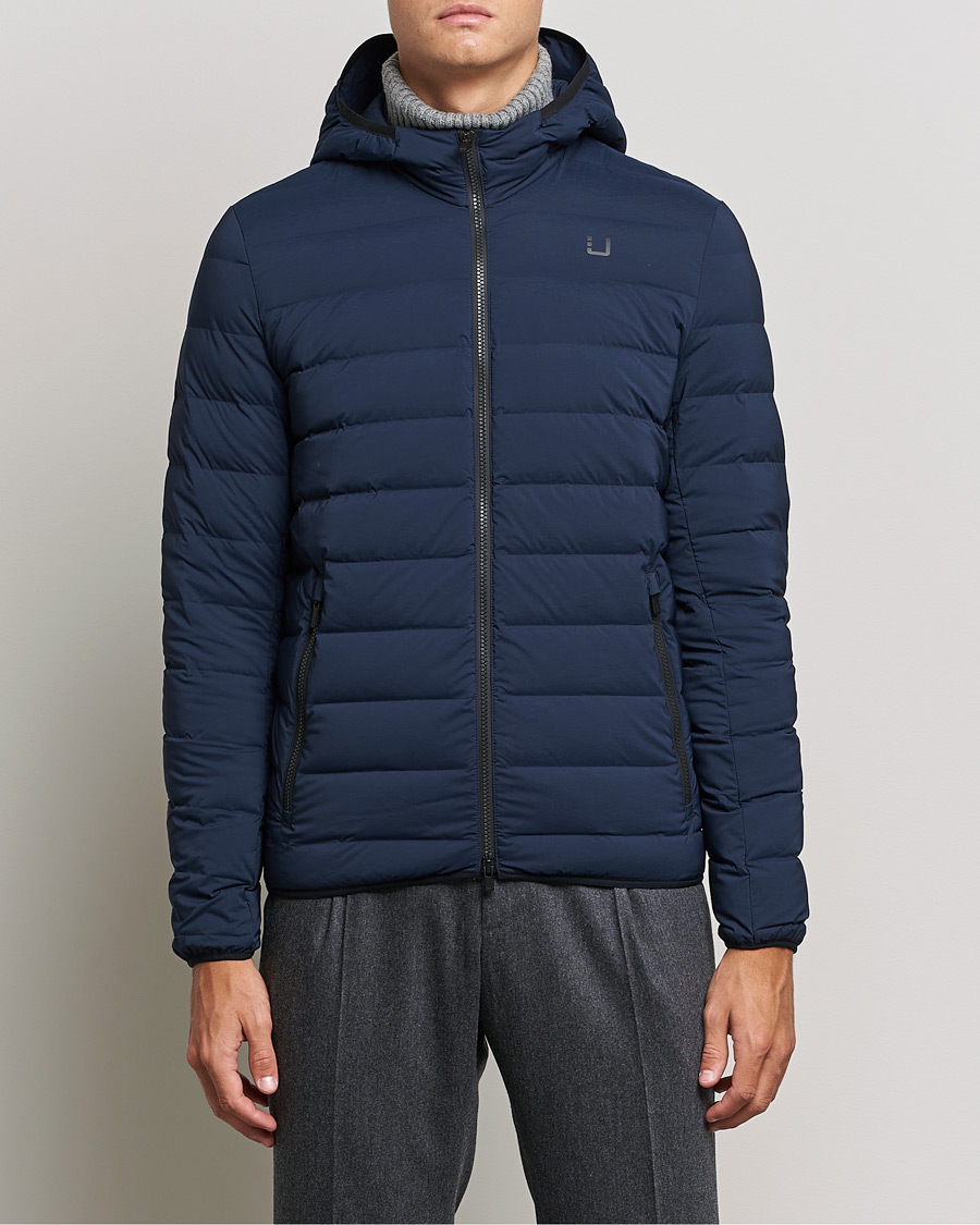 Herre | Business & Beyond | UBR | Sonic Delta Hooded Jacket Navy