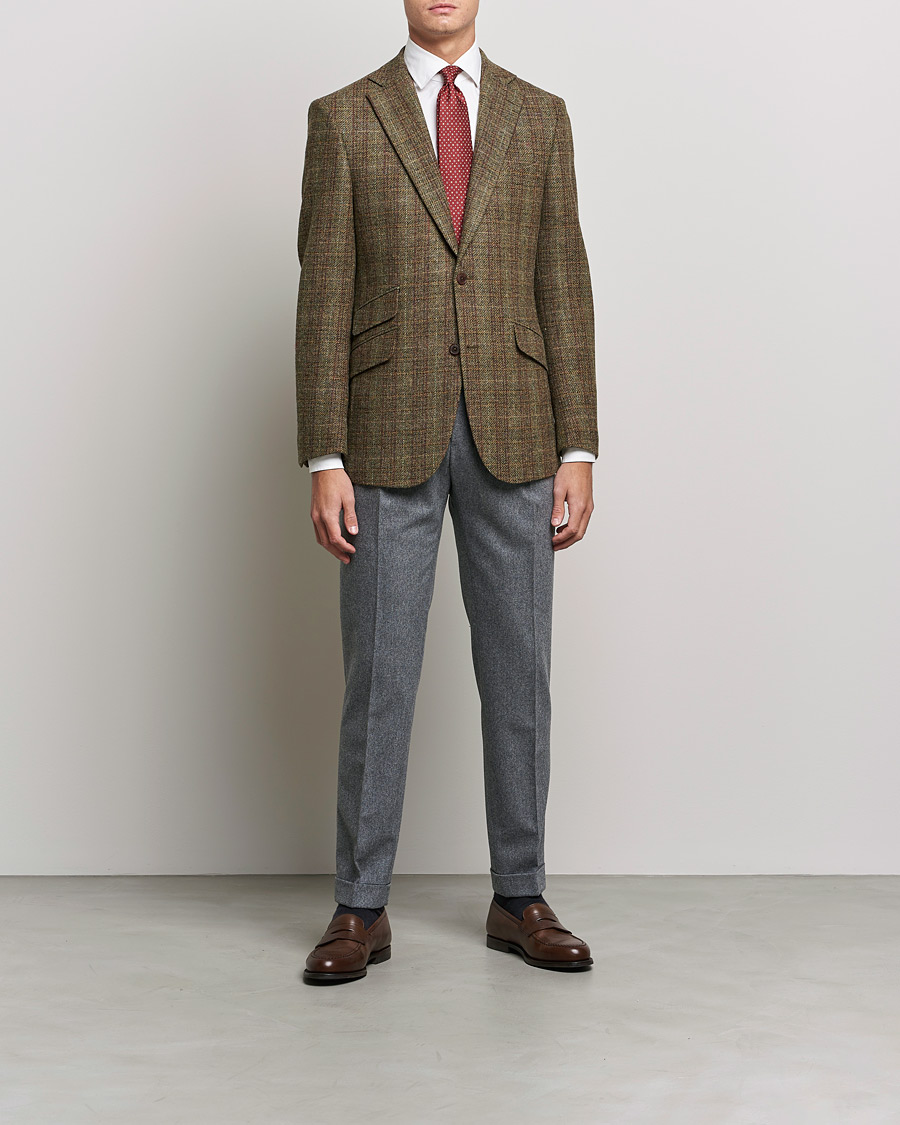 Herre | Blazere & jakker | Walker Slater | Edward Wool Donegal Blazer Green
