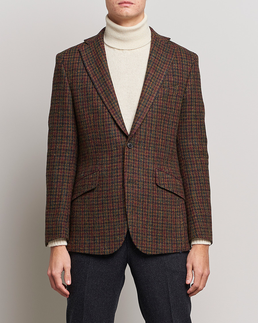 Herre | Blazere & jakker | Walker Slater | Edward Harris Checked Tweed Blazer Green