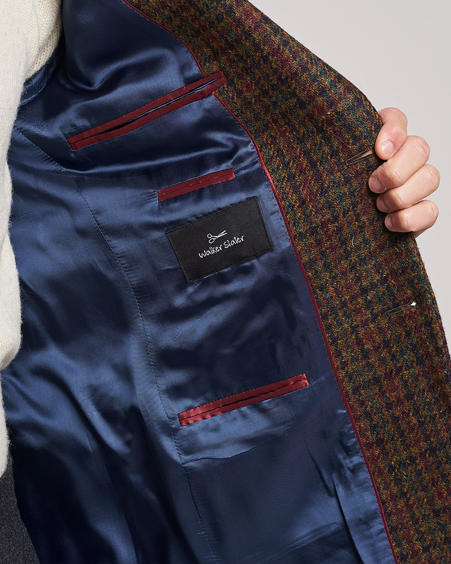 Herre | Blazere & jakker | Walker Slater | Edward Harris Checked Tweed Blazer Green