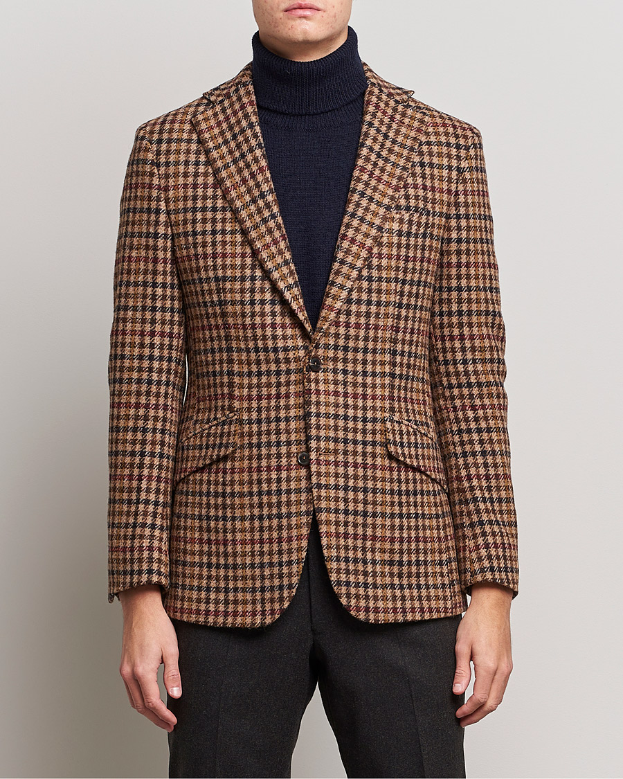 Herre | Blazere & jakker | Walker Slater | Edward Harris Checked Tweed Blazer Beige