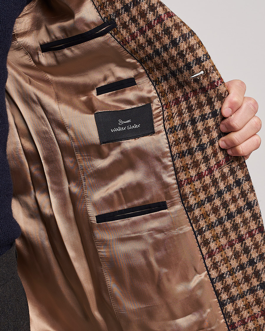 Herre | Blazere & jakker | Walker Slater | Edward Harris Checked Tweed Blazer Beige