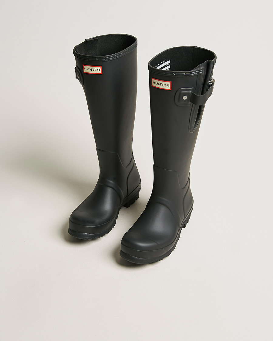 Herre | Galocher & Gummistøvler | Hunter Boots | Original Tall Side Adjustable Boot Black