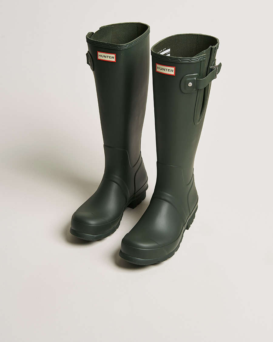 Herre | Galocher & Gummistøvler | Hunter Boots | Original Tall Side Adjustable Boot Dark Olive