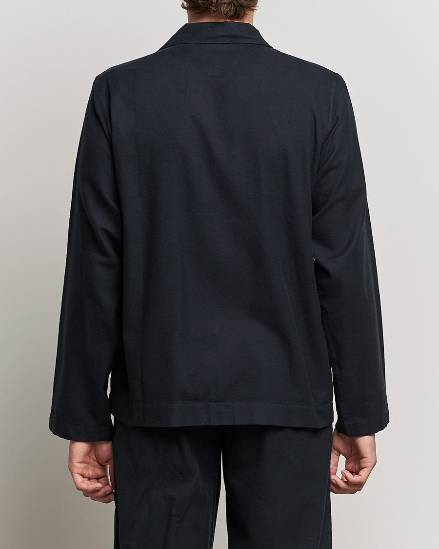 Herre | Pyjamas & Morgenkåber | Tekla | Flannel Pyjama Shirt Lucid Black