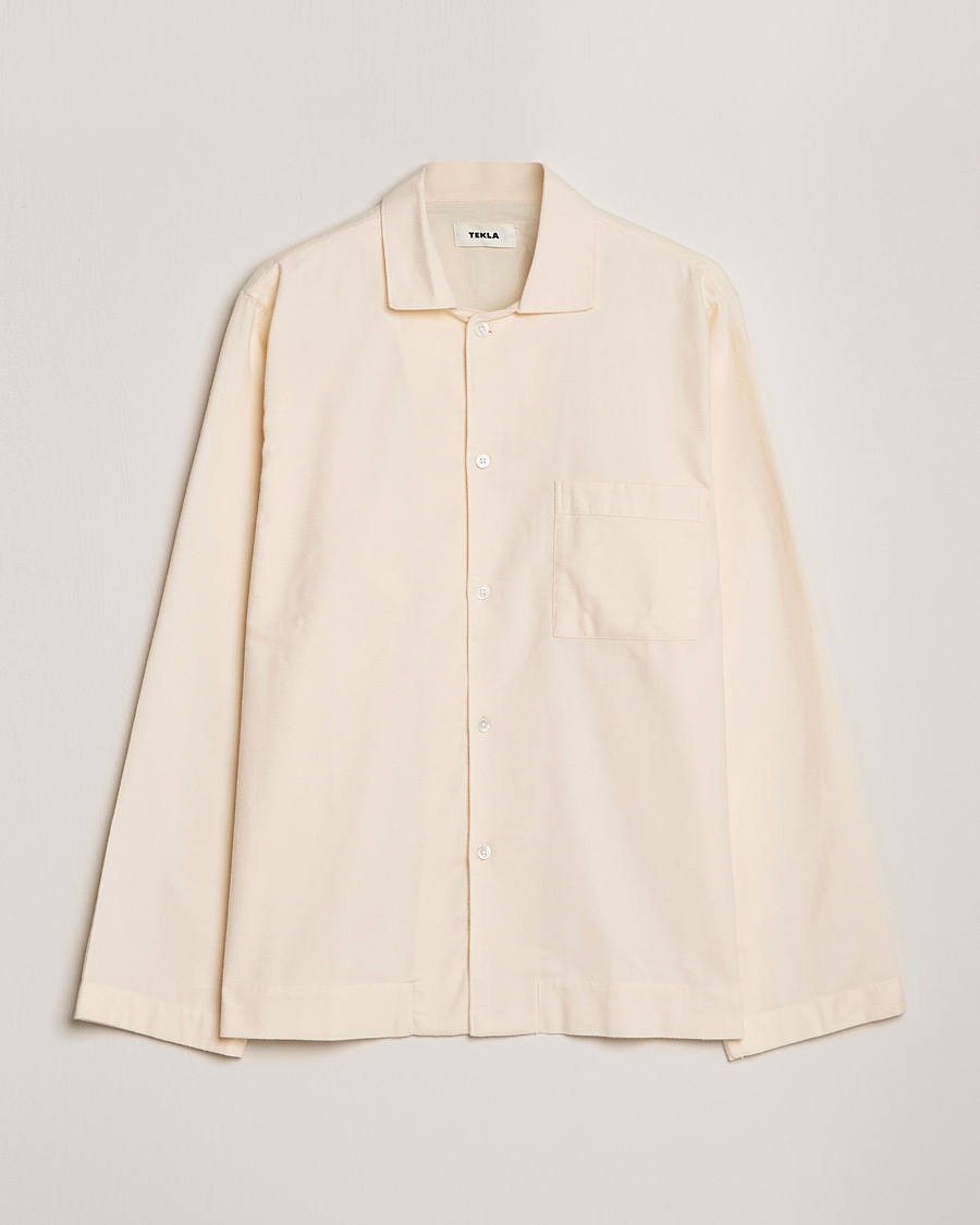 Herre | Pyjamas & Morgenkåber | Tekla | Flannel Pyjama Shirt Moondust