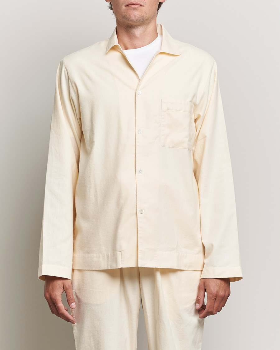 Herre | Pyjamastrøjer | Tekla | Flannel Pyjama Shirt Moondust