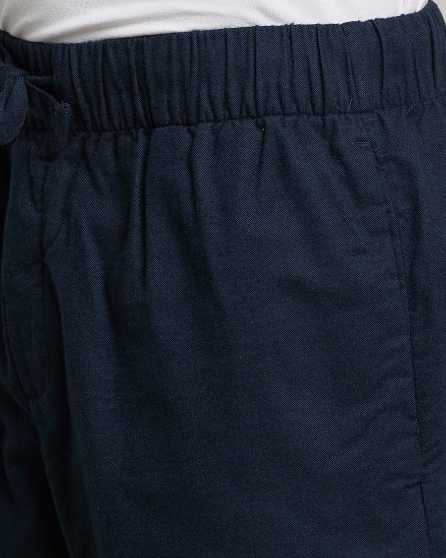Herre | Pyjamas & Morgenkåber | Tekla | Flannel Pyjama Pants Midnight Blue