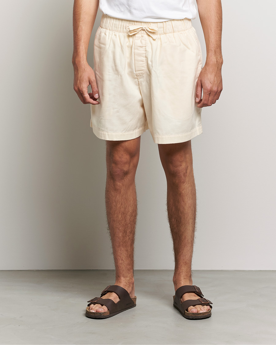 Herre |  | Tekla | Flannel Pyjama Shorts Moondust