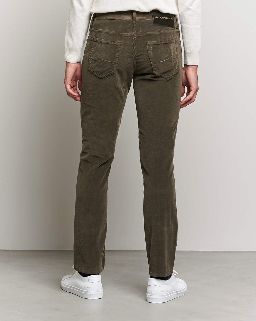 Herre | Bukser | Jacob Cohën | Bard 5-Pocket Corduroy Trousers Brown