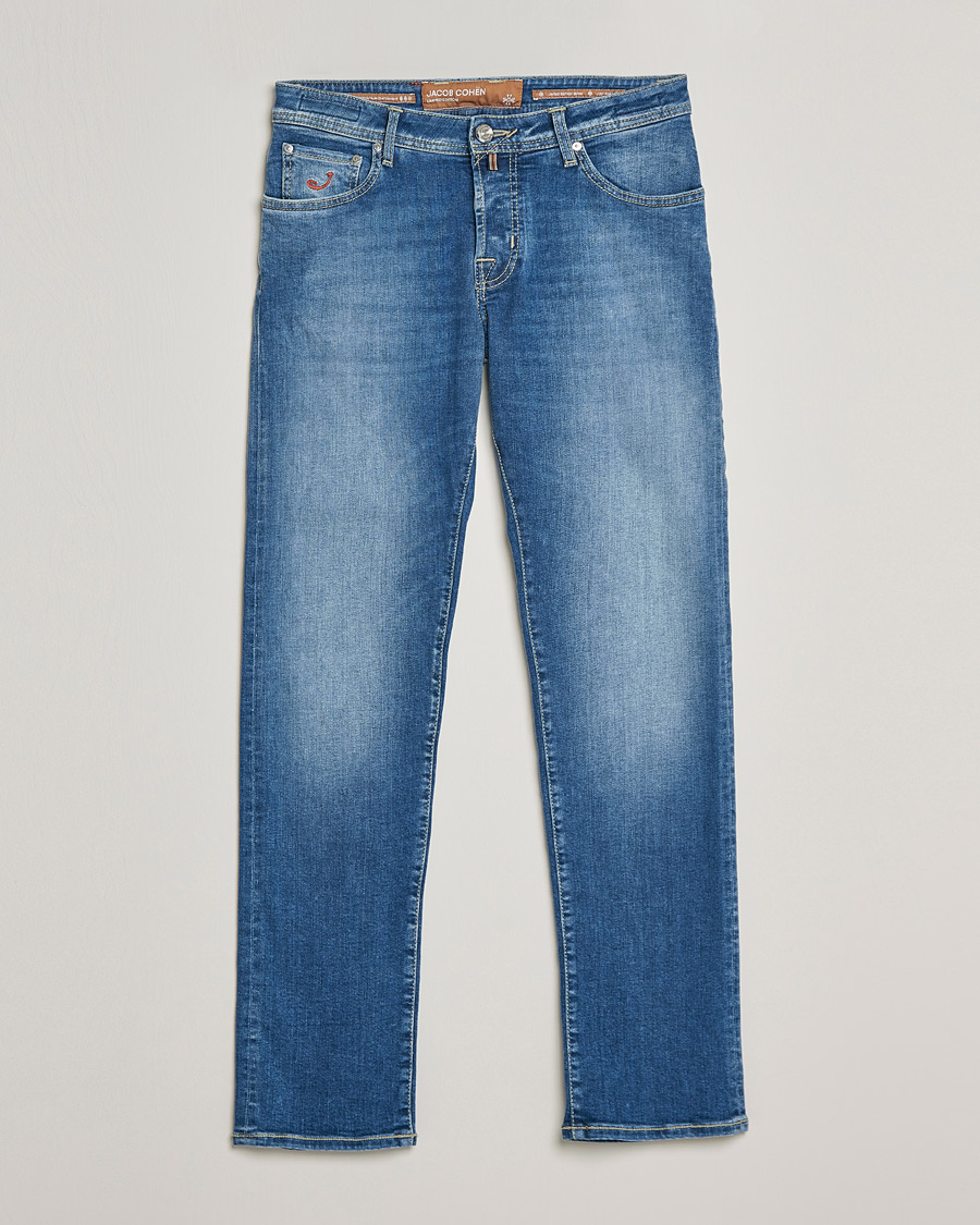 Herre | Jeans | Jacob Cohën | Nick Limited Edition Slim Fit Jeans Light Blue