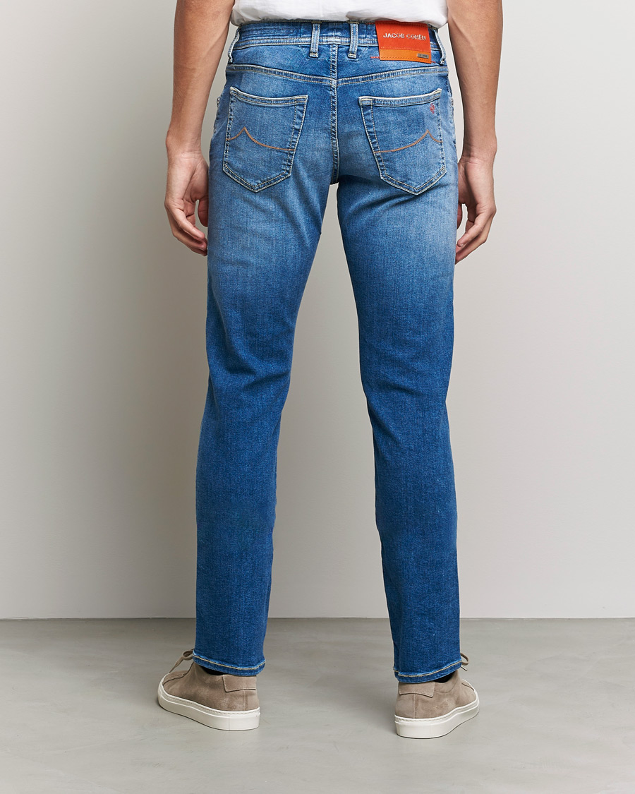 Herre | Jeans | Jacob Cohën | Nick Limited Edition Slim Fit Jeans Light Blue