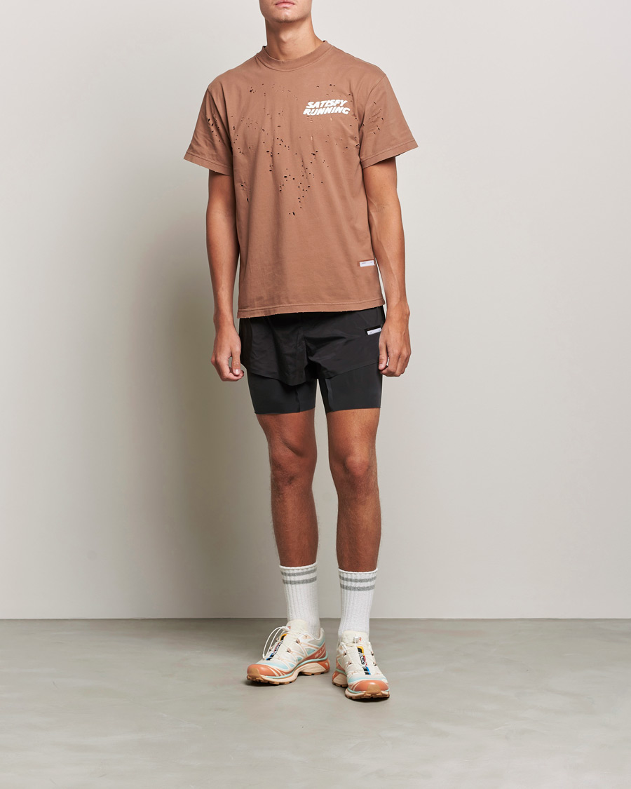 Herre | T-Shirts | Satisfy | MothTech Distressed T-Shirt Thrush