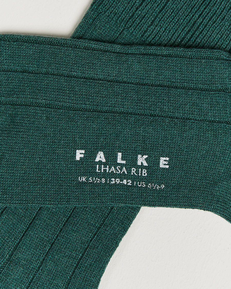 Herre | Strømper | Falke | Lhasa Cashmere Hunter Green