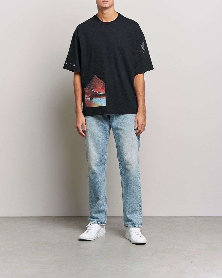 Herre | T-Shirts | Lanvin | Sci-Fi Printed T-Shirt Black
